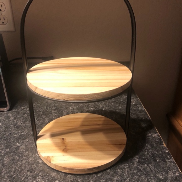 Wood Tiered Tray - Picture 4 of 4